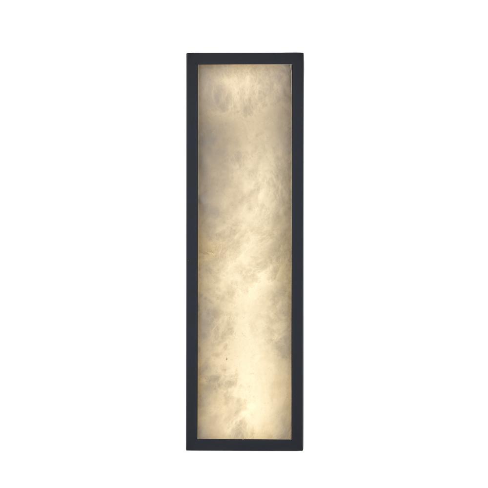 16' ALABASTER SQUARE SCONCE-BK
